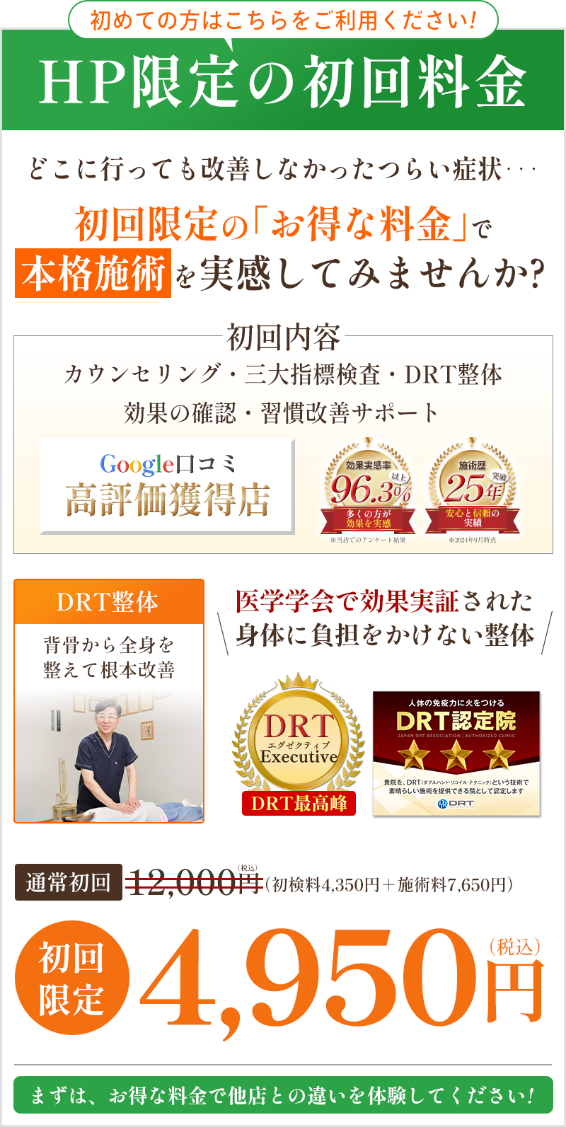 初回4,950円
